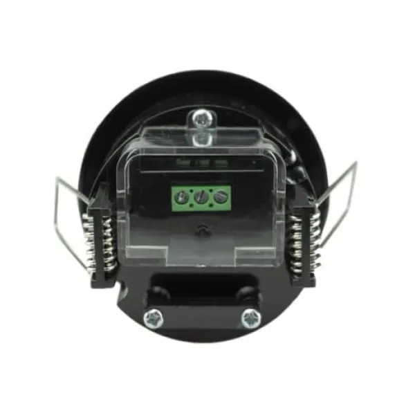 Infälld rörelsesensor, svart, 360 grader, PIR, CP-9C EC20337 ECO