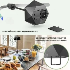 Clearance INN flugavvisande fläkt 3 st bladavvisande medel med mjuka blad för att hålla flugor borta flugavvisande medel för grillfest Insektsmedel & Djuravvisande Medel