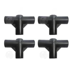 INN Gardening Växthus PVC-ramkopplingar Heavy Duty stabilt fäste koppling för växthusram Lämplig för spaljé