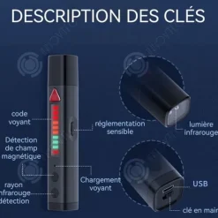 INN Kamera Detektor 300 mAh Doldetekter fyr-i-en GPS Spårare Avlyssningsmikrofon Detektor Trådlös RF Svart Säkerhetsmonitorer & Videokameror