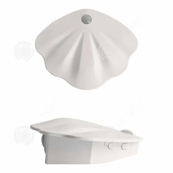 INN LED-vägglampa med rörelsedetektor i form av en snäcka 1200mAh 3000-6000K magnetisk vägglampa för dekoration