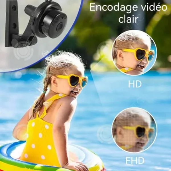 Sale INN Mini kamera 640x480p Hemma övervakningskamera WiFi HD sportkamera med infraröd nattvision och stöd Säkerhetsmonitorer & Videokameror