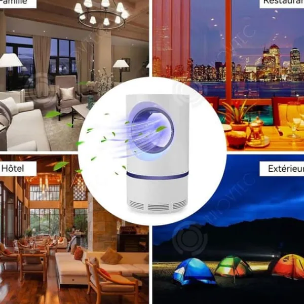 Hot INN Mosquito Killer Lamp LED USB Laddning Andas in Elektrisk Insect Killer Mosquito Killer Lampa Inomhus myggmedelslampa Insektsmedel & Djuravvisande Medel