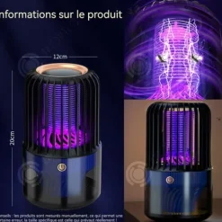 Best INN Mosquito Killer Lamp 12x12x20cm LED USB Inhale Electric Insect Killer Mosquito Killer Lampa Inomhus myggmedelslampa Insektsmedel & Djuravvisande Medel