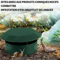 INN snigelfälla 9x11,5 cm 4 stycken plastsnäckfångare Ölsnäckfångare för att fånga sniglar och eskargo