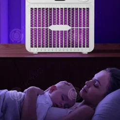 Outlet INN Trådlös mygglampa 1500v 1200mah med nattlampa och digital visning kan hängas, myggdödande lampa Insektsmedel & Djuravvisande Medel