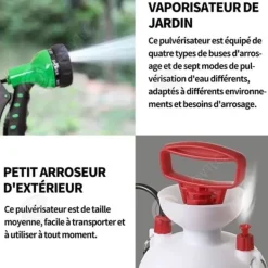 Hot INN Tryckspruta 5L förtrycksspruta spruta trädgårdsbevattning och sprutning trädgård liten vattning Bevattning