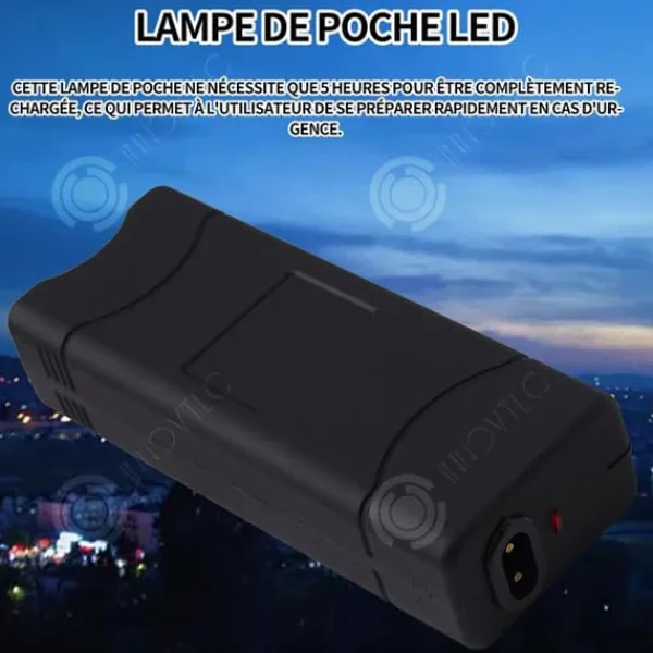 INN Uppladdningsbar LED-ficklampa multifunktionell ficklampa för kvinnor Kompakt storlek Skydda din säkerhet var som helst var som helst
