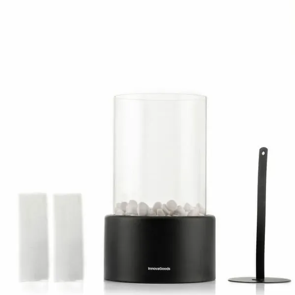 Innovagoods Bioetanol Bord öppen Spis Heatfir Durchsichtig