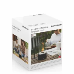 Innovagoods Bioetanol Bord öppen Spis Heatfir Durchsichtig