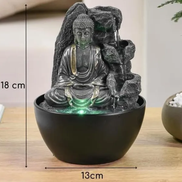 Outlet Inomhus fontän Buddha Avkopplande ZenLight Fontäner & Dammar