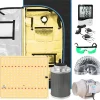 Sale Inomhusväxttältkit, 850W Fullspektrum LED-lampa, dimbar med IR- och UV-funktioner,60X60X120CM Kit Kit För Växt- & Örtplantering