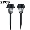 INSECT LAMP, 2st--Solar Mosquito Killer Lamp,1-2-4-6-8sts,Elektriskt UV LED-ljus, Vattentät, För trädgård, Gräsmatta,