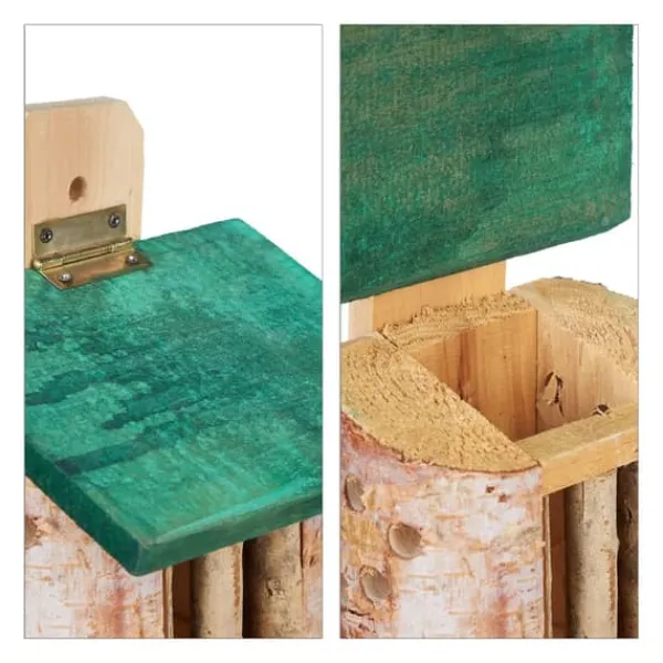 Insekthotell, 25x15x11,5 cm, Grön