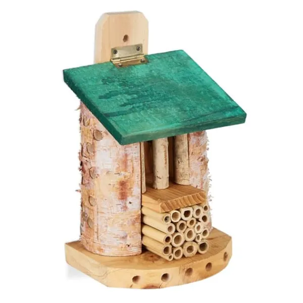 Insekthotell, 25x15x11,5 cm, Grön