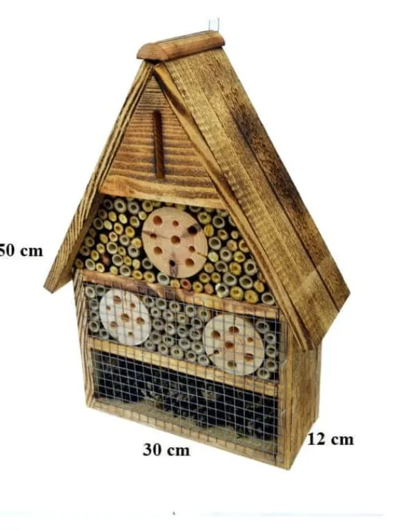 Insekthotell XXL 15.2 – hus för bin, humlor och nyckelpigor – trädgård