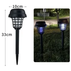 Insektsbekämpande lampa - Killer Lamp - Solenergi - LED-belysning - Pack med 4 - Insektsavvisande