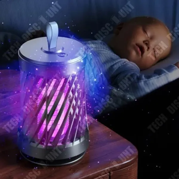 Insektsbekämpande lampa - TD® - Uppladdningsbar USB - 360° eliminering - LED - Vit