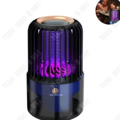 Insektsbekämpnande lampa - TD® - Uppladdningsbar - Bärbar - Elektrisk stöt - Ljudlös
