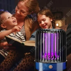 Insektsbekämpnande lampa - TD® - Uppladdningsbar - Bärbar - Elektrisk stöt - Ljudlös