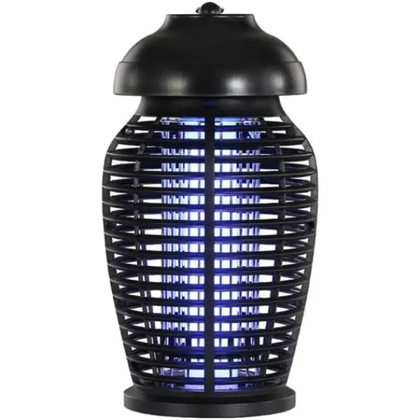 Insektsbekämpningslampa INN® 12W 153x290mm 50HZ Elektrisk utomhusinsektslampa för trädgården Dubbel UVA svart