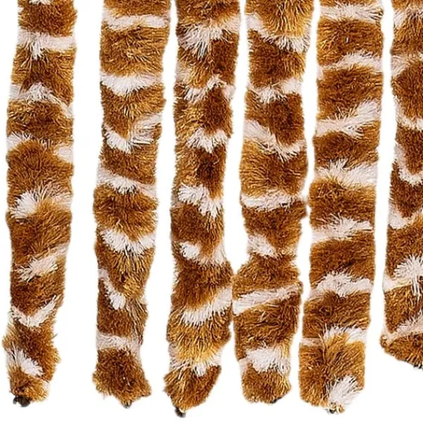 New Insektsdraperi av chenille - Skyddar mot insekter | Färg: Ockra/Vit | Storlek: 100x220 cm Insektsmedel & Djuravvisande Medel