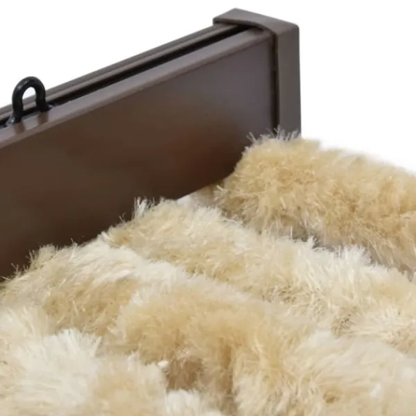 vidaXL Insektsdraperi beige 118x220 cm chenille