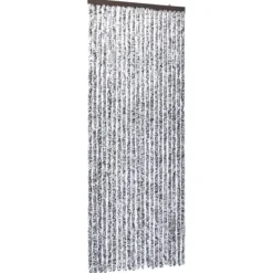Insektsdraperi brun och beige 90x220 cm chenille - Insektsdraperi - Insektsdraperier - Home & Living