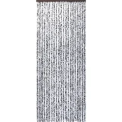 Insektsdraperi brun och beige 90x220 cm chenille - Insektsdraperi - Insektsdraperier - Home & Living