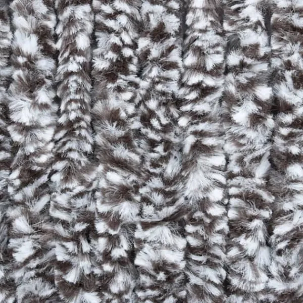 Insektsdraperi brun och beige 90x220 cm chenille - Insektsdraperi - Insektsdraperier - Home & Living