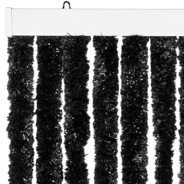 Insektsdraperi i chenille - Skyddar mot insekter | Färg: Antracit | Storlek: 118x220 cm