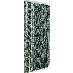 Insektsdraperi i chenille - Skydd mot insekter | Färg: Grön/Vit | Storlek: 100x220 cm Insektsmedel & Djuravvisande Medel