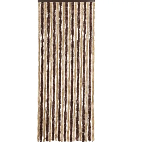 Best Insektsdraperi med mjuka chenillesträngar - Skydd mot insekter | Färg: Beige och Ljusbrun | Storlek: 56x185 cm Insektsmedel & Djuravvisande Medel