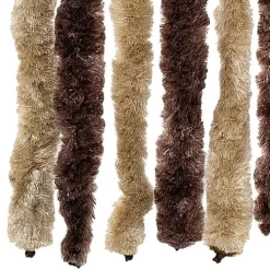 Best Insektsdraperi med mjuka chenillesträngar - Skydd mot insekter | Färg: Beige och Ljusbrun | Storlek: 56x185 cm Insektsmedel & Djuravvisande Medel