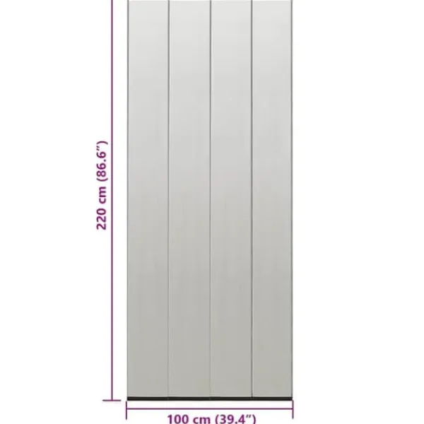 Insektsnät för dörr - Skydda mot insekter | Färg: Svart | Storlek: 100x220 cm