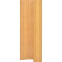 Insynsskydd i väderbeständig PVC - Perfekt för trädgård & altan | Färg: Gul | Storlek: 110x500 cm
