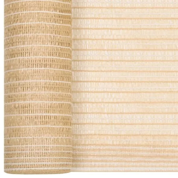 vidaXL Insynsskyddsnät beige 1,5x25 m HDPE 75 g/m²