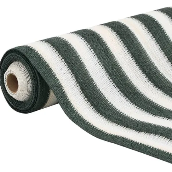 Hot Insynsskyddsnät i HDPE - Solskydd och avskildhet | Färg: Grön/Vit | Storlek: 1,2x10 m Markduk & Fiberduk