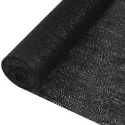Hot Insynsskyddsnät svart 1,2x25 m HDPE 195 g/m² Markduk & Fiberduk