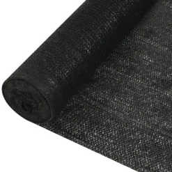 Clearance Insynsskyddsnät svart 1,5x50 m HDPE 195 g/m² Markduk & Fiberduk