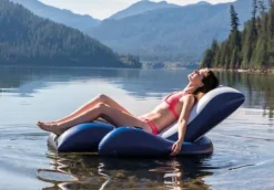 Best INTEX - flytande stol pool - uppblåsbar stol - 180x135 cm Pool- & Spatillbehör