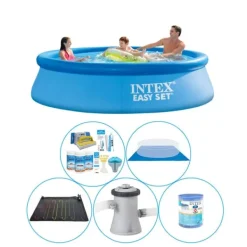 New Intex Easy Set Runt 305x76 cm - 6-delat - Simbassäng Plus Tillbehör Pooler