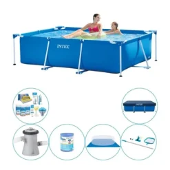 Online Intex Frame Pool Pool - 220 x 150 x 60 cm - Inklusive tillbehör Pooler
