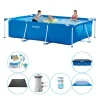 Clearance Intex Ram Pool Rektangulär 300x200x75 cm - Pool Plus Tillbehör Pooler