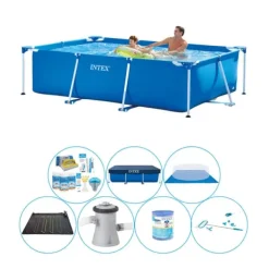 Best Intex Rampool rektangulär 260x160x65 cm - Poolset Pooler