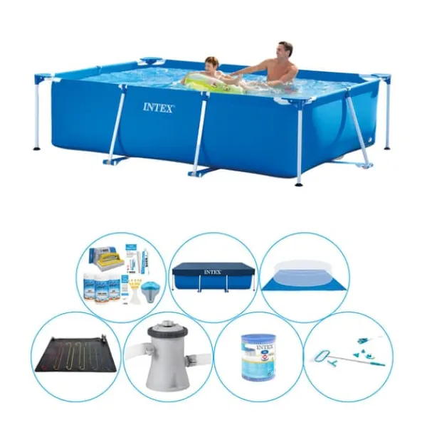 Best Intex Rampool rektangulär 260x160x65 cm - Poolset Pooler
