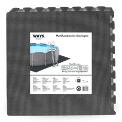 Best Intex rektangulär ram swimmingpool - 450 x 220 x 84 cm - Blå - ingår Tillbehör CB10 Pooler