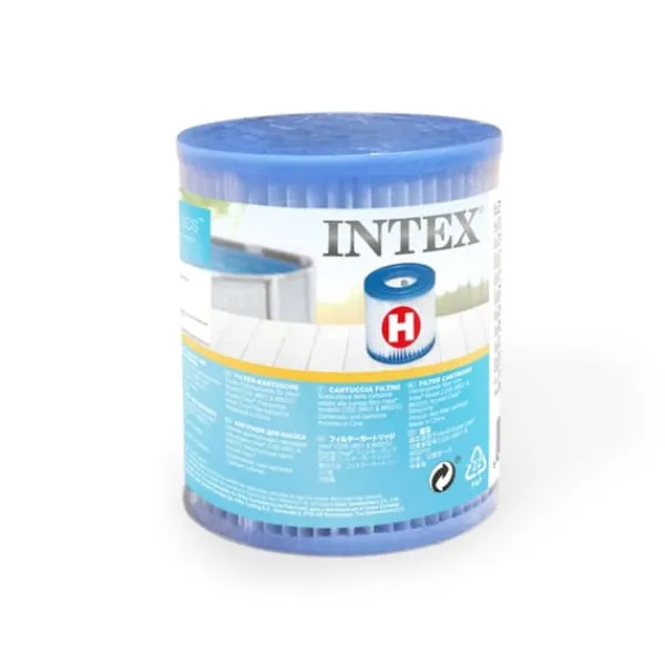 Outlet Intex rektangulär ram swimmingpool - 260 x 160 x 65 cm - Blå - ingår Tillbehör A71 Pooler
