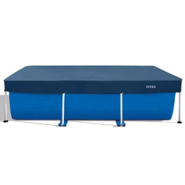 Sale Intex rektangulär ram swimmingpool - 260 x 160 x 65 cm - Blå - ingår Tillbehör CB97 Pooler