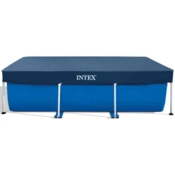 Sale Intex rektangulär ram swimmingpool - 300 x 200 x 75 cm - Blå - ingår Tillbehör CB3 Pooler